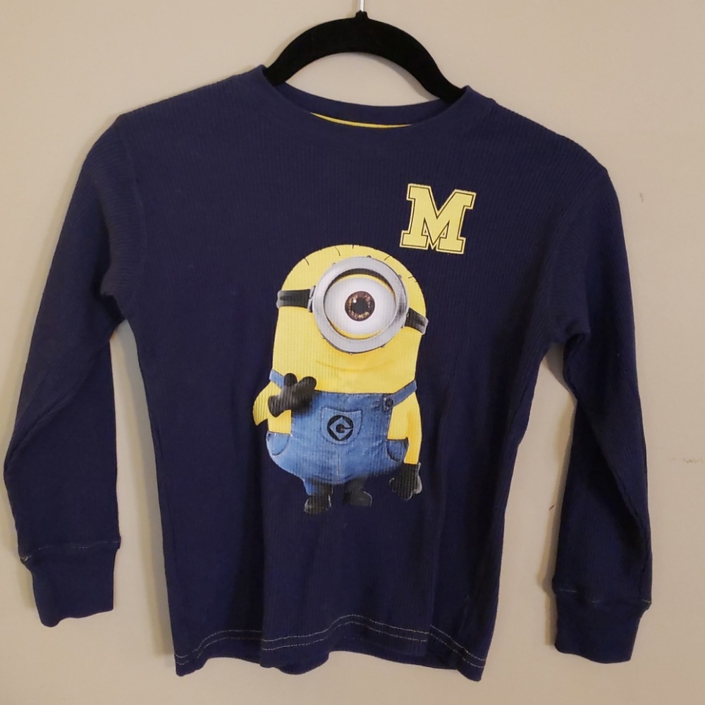 Minions for Michigan Fans!  Boys 4-5 XS